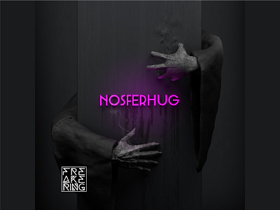 Freakeringìs - Nosferhug 3d art branding burn c4d crossover design freakering hug illustration light logo love nosferatu sun vampire