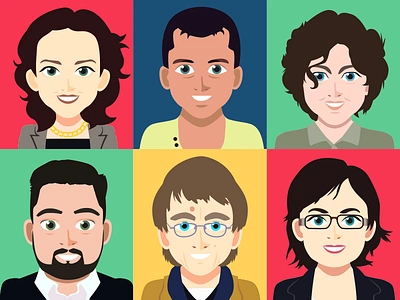 Avatars aboutus avatar avatars cartoon character design identity illustration