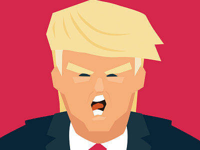 Trump avatar clinton donaldtrump hillary illustration portrait trump