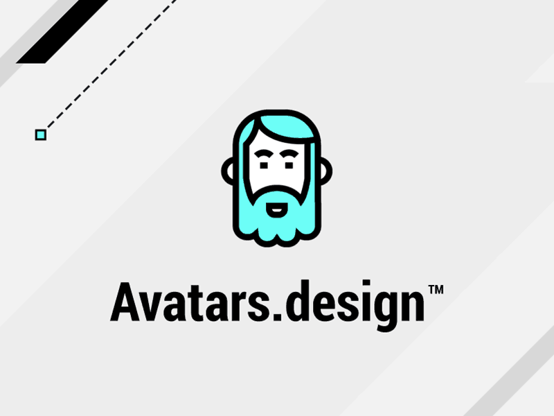 Avatars.design Logo GIF animated avatar avatars branding design gif illustration logo website