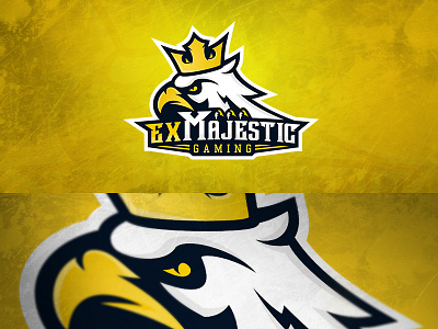 ExMajestic - Gaming logo clan design esport gaming klan logo sport