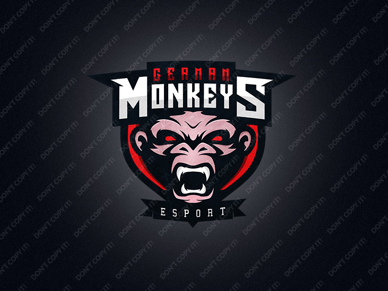 German Monkey - esport logo by Kamil on Dribbble