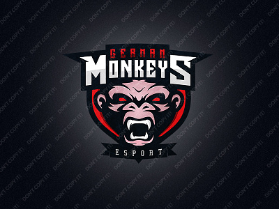 German Monkey - Esport Logo By Kamil On Dribbble