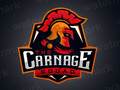 The Carnage Squad Logo design branding clan design esport esport logo gaming gaming logo illustration klan logo logotype typography ui
