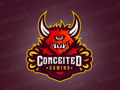 Conceited Gaming Logo Design branding clan design esport esport logo gaming gaming logo illustration klan logo logotype sport vector
