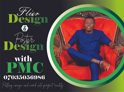 Flier design PMC flier graphic design logo