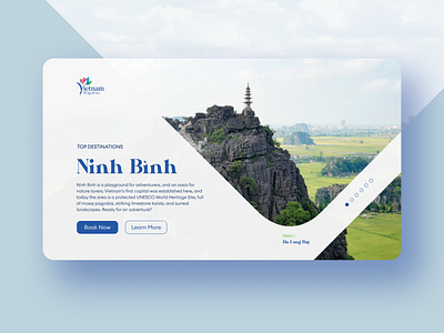 Visit Vietnam Landing Page - Creative Layout