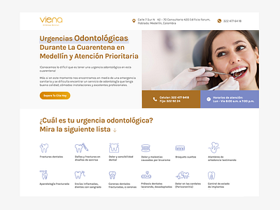 Viena Dental Clinic design ui ux webdesign