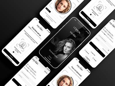 Cosmetics Mobile app design