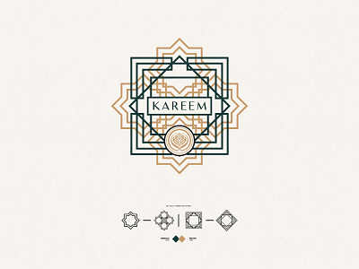 Kareem Logo for Coffeenatics art deco branding design graphic design logo morrocan typography vector
