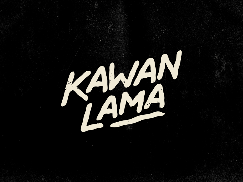 Kawan Lama Title animated animation design gif graphic design illustration lettering lettering animation logo motion graphics typographical typography