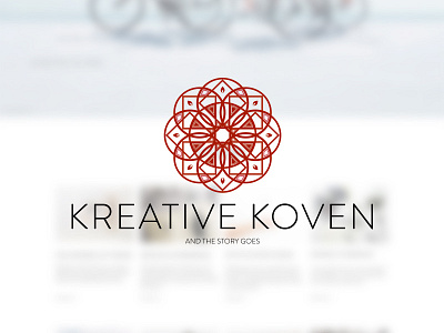 Kreative Koven branding logo mandalas media typography