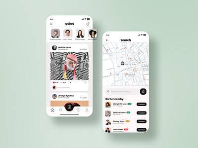 Find Barber App: UI concept