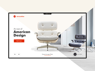 Furniture Landing Page | Daily UI