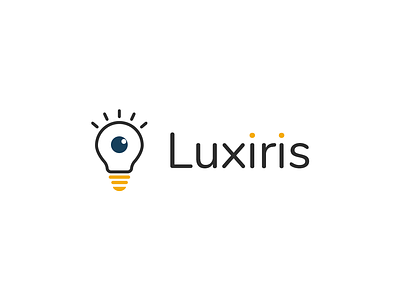 Luxiris logo branding design logo