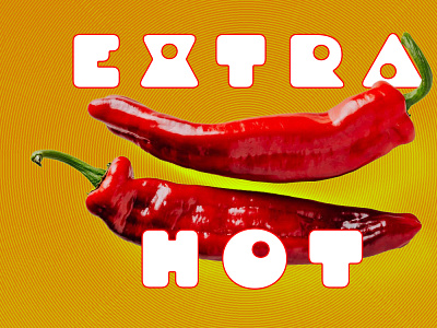 Extra Hot branding design graphic design illustration typography