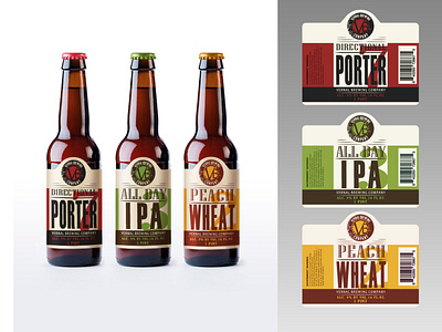 Craft Beer Labels for Vernal Brewing Company