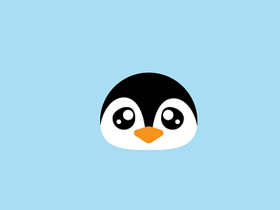 Day 7 - Penguin animal dailylogochallange eyes leovela logo mark muanart penguin sweet