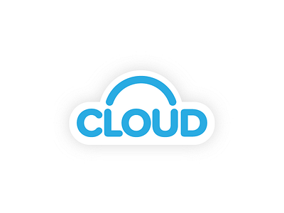 Day 10 - CLOUD brand cloud dailylogochallange logo mark raimbow sky toy white