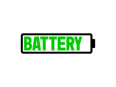 Day 25 - Battery battery daililogochallange electricity energy light logo logos