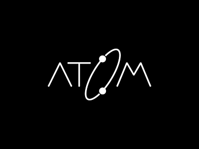 Day 28 - Atom atom atomic dailylogochallange logo logos nuclear planet space