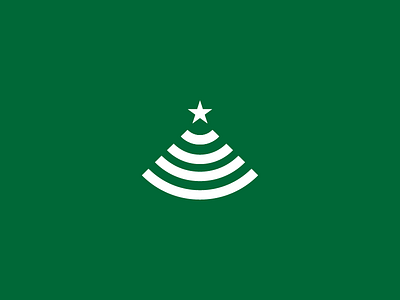 Day 37 - Wi-fi christmas dailylogochallange logo logos pine star tree wifi