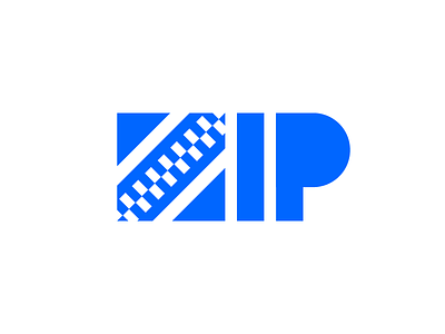 Zip Logo hinger logo logos type blue zip zipper