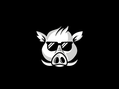 I Cascinari - Logo animal eyeglasses glasses goggles grunter hog logo pig pork specs swine