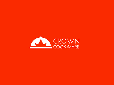 Crown Cookware art branding design flat graphic design illustration illustrator logo minimal vector