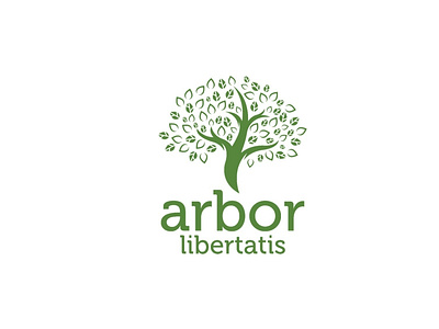 arbor libertatis art branding design flat graphic design illustration illustrator logo minimal vector