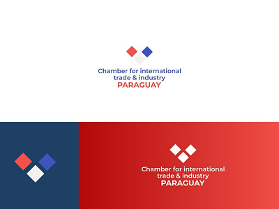 Chamber for international trade & industry PARAGUAY art branding design graphic design illustration illustrator logo minimal typography vector