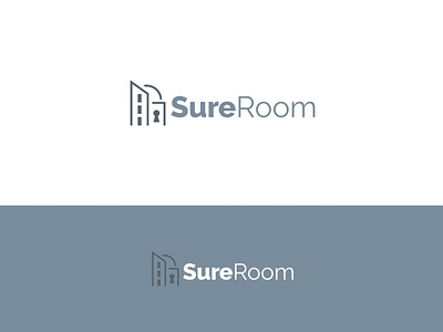 Sure Room branding design flat graphic design illustration illustrator logo minimal typography vector