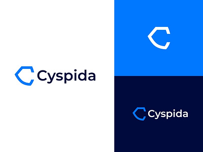 Cyspida art branding design flat graphic design illustrator logo minimal typography vector