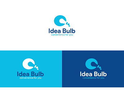 Idea Bulb art branding design flat graphic design illustrator logo minimal typography vector