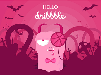 Hello Dribbble！ dribbble hello