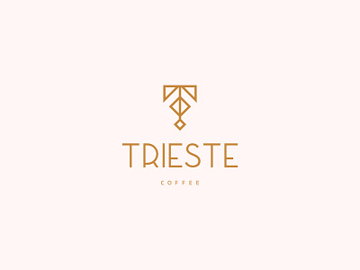 Trieste Coffee Shop brand branding cafe logo coffeeshop logo packagedesign packaging stationary t letter trieste