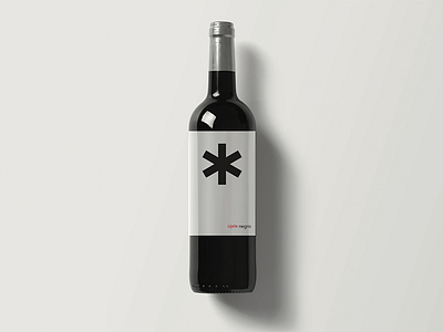 Wine Ojete illustration label packaging stroke type wine