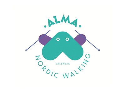 Alma Nordic walking brand branding nordic walking sport