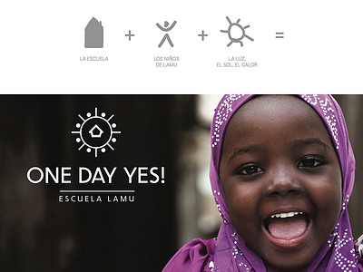 One day Yes ONG african brand branding ong
