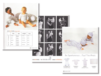 Rock Star Baby Catalog branding graphic design