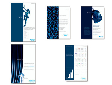 Barclays branding graphic design