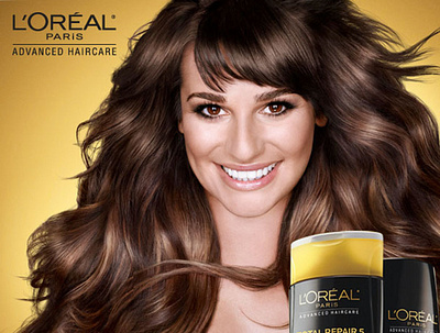 L'Oréal branding design graphic design