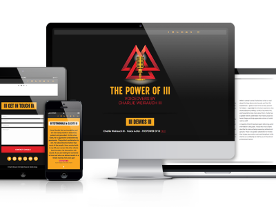 The Power of III branding design web design website