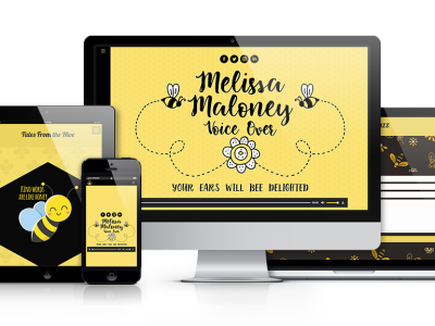 Melissa Maloney Voice Over branding design web design website