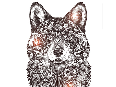 Ornamental Wolf