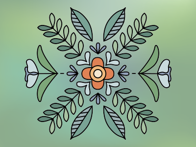 Flower Mandala illustration
