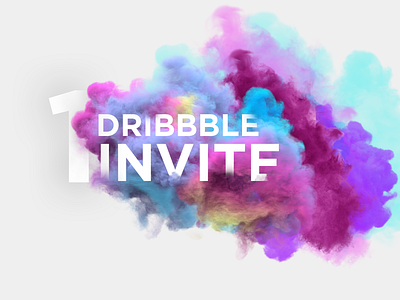 Dribbble Invite dribbble invite dribble shot smoke
