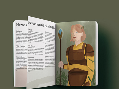 Heroes Aren't Hard to Find – Druid design graphic design illustration raster