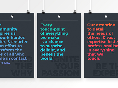 MMI Branding / Value Posters branding color design flat illustrator minimal poster series typography