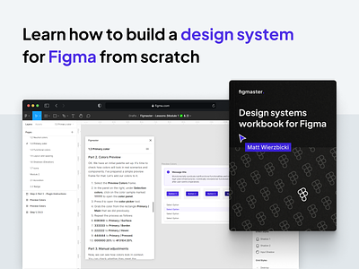 Figmaster - Learn how to build a design system for Figma components design system figma learn design systems learn figma uikit